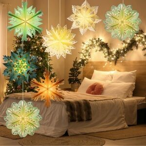 Snowflake Lanterns (Set of 12)
